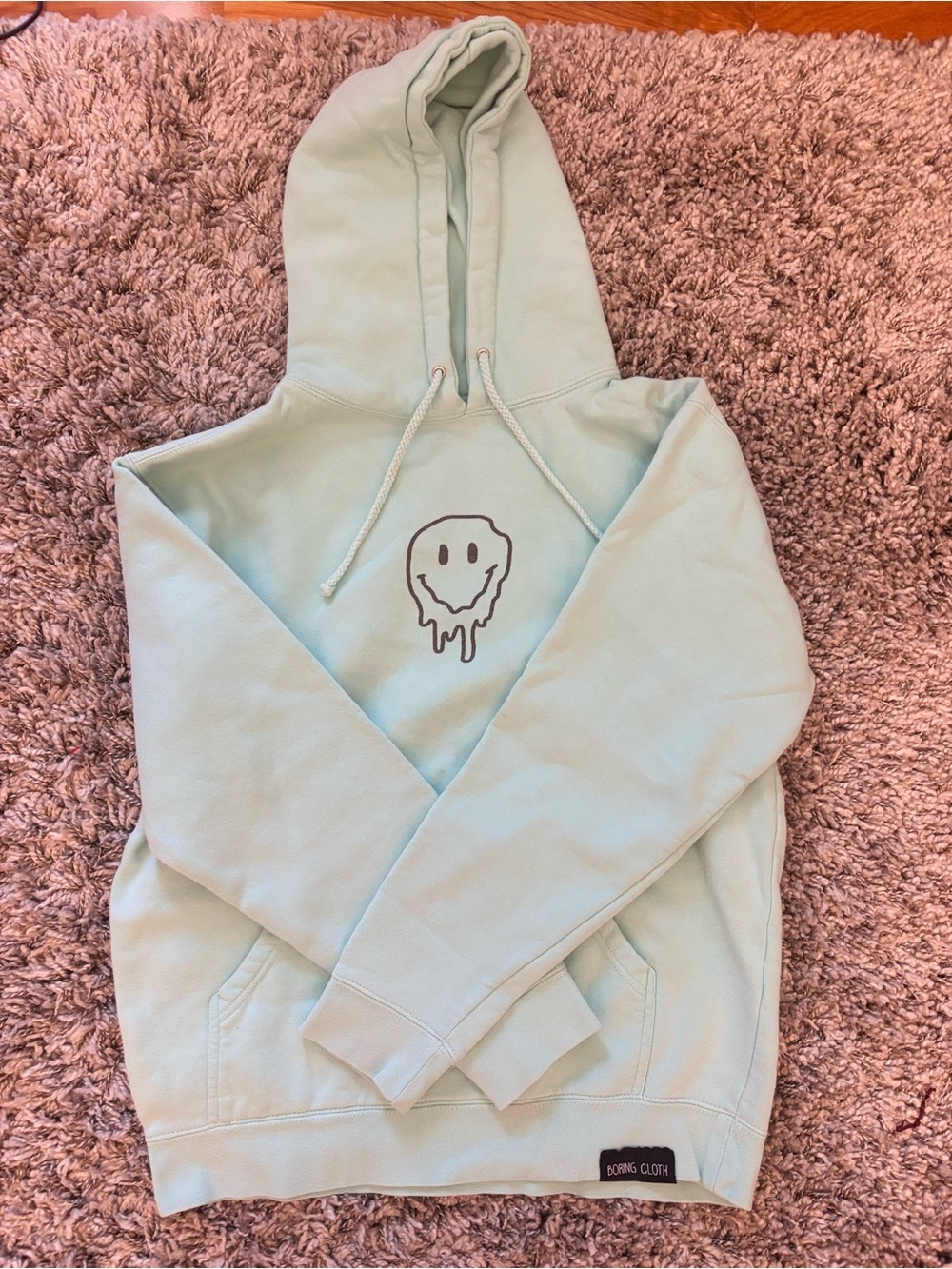 Boring Cloth Teal Hoodie